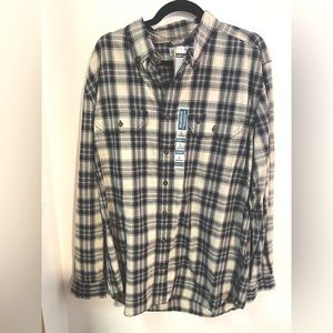 Men’s Carhartt Large TALL button down shirt NWT